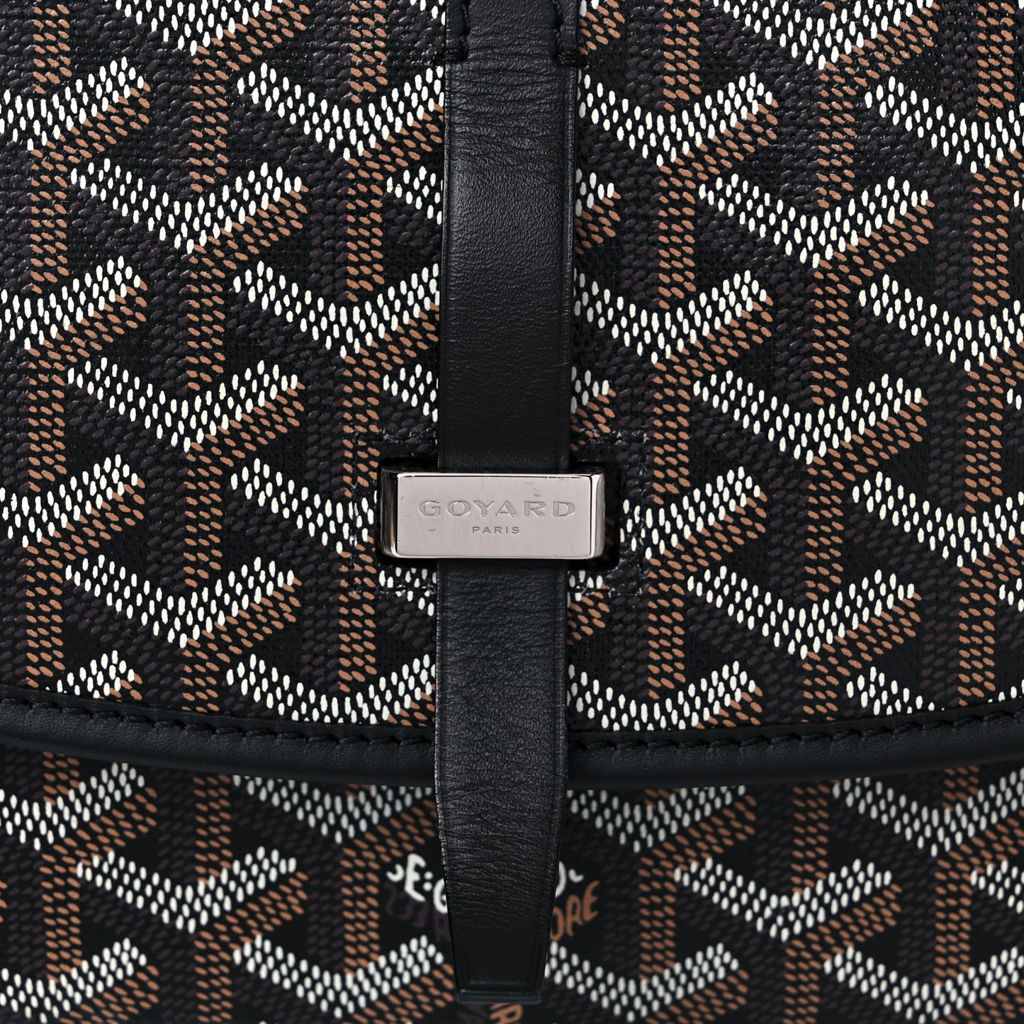 Goyardine Belvedere II PM Messenger Bag Black