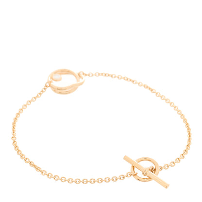 Hermes 18K Rose Gold Diamond TPM Vertige Coeur Bracelet ST 2 of 4