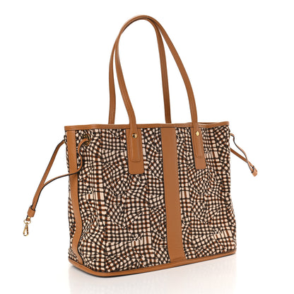 MCM Visetos Medium Liz Reversible Shopper Tote Cognac 5 of 14