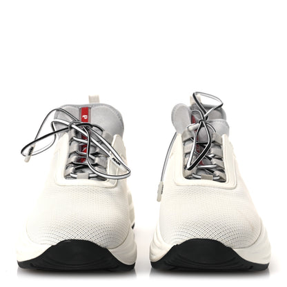 Prada Mesh Neoprene America's Cup 45mm Womens Sneakers 37.5 White Alluminio 3 of 11
