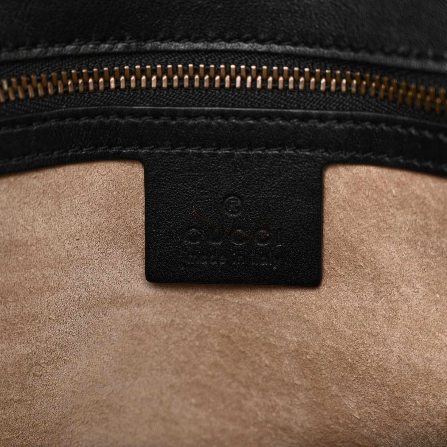 Gucci Calfskin Matelasse Large GG Marmont Shoulder Bag Black 6 of 12