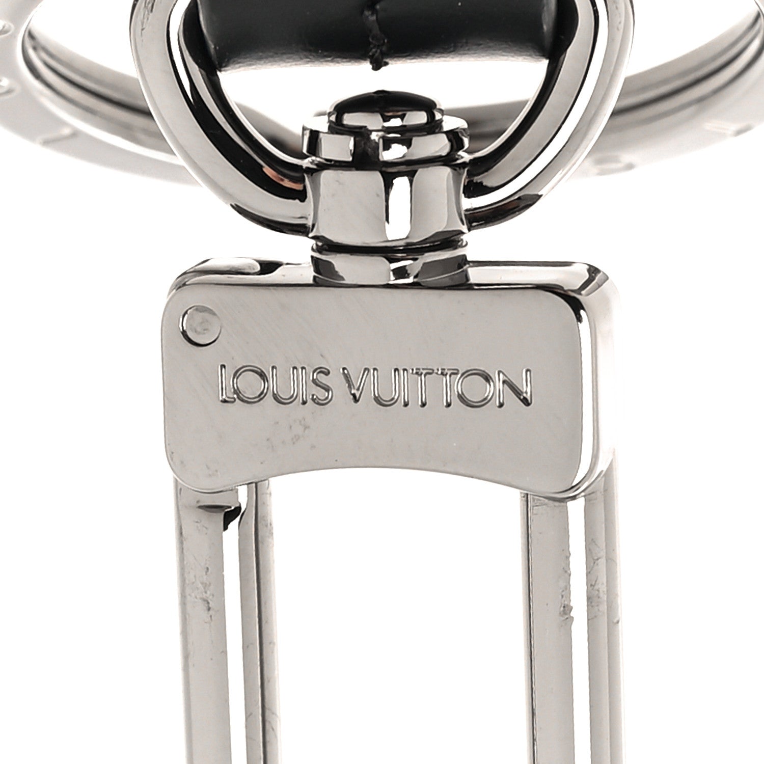 Louis Vuitton Monogram Eclipse Clochette Bag Charm Key Holder 3 of 4