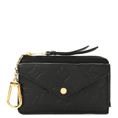 Louis Vuitton Empreinte Recto Verso Card Holder Black 1 of 7