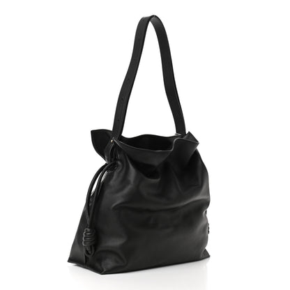 Loewe Calfskin Flamenco Knot Bag Black 3 of 9