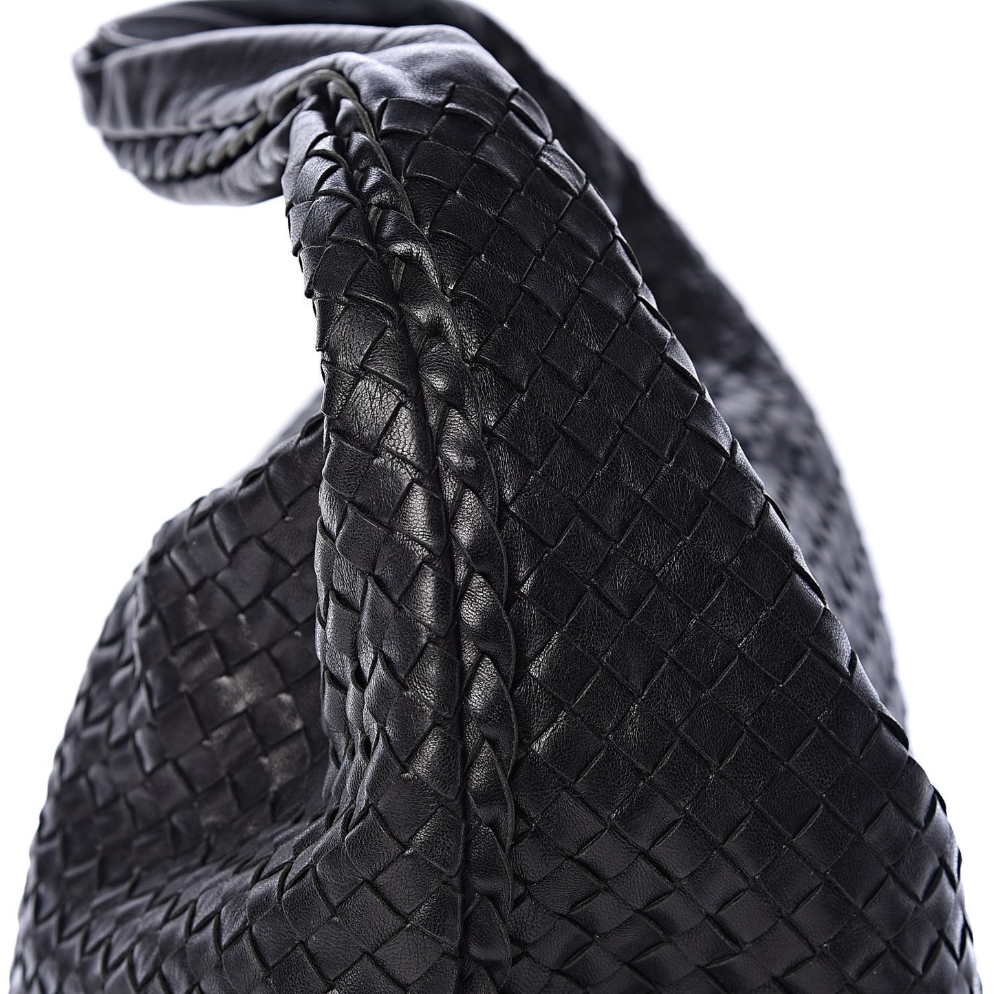 Nappa Intrecciato Maxi Veneta Hobo Black