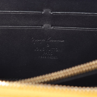 Louis Vuitton Vernis Kusama Infinity Dots Zippy Wallet Yellow 6 of 11