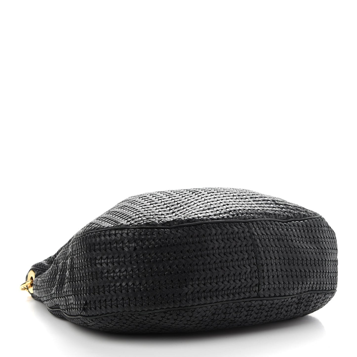 Lambskin Woven Dior Soft Hobo Black