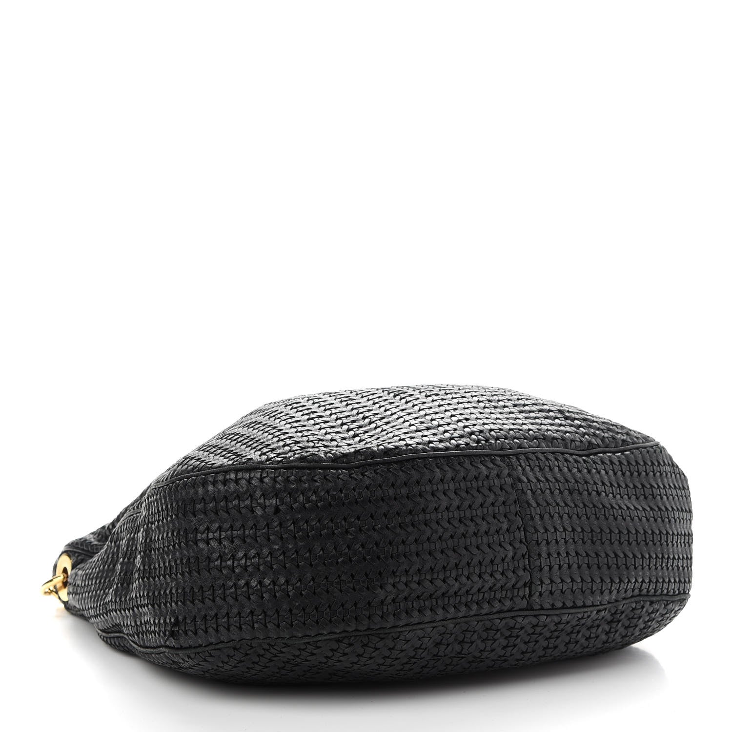 Christian Dior Lambskin Woven Dior Soft Hobo Black 4 of 13