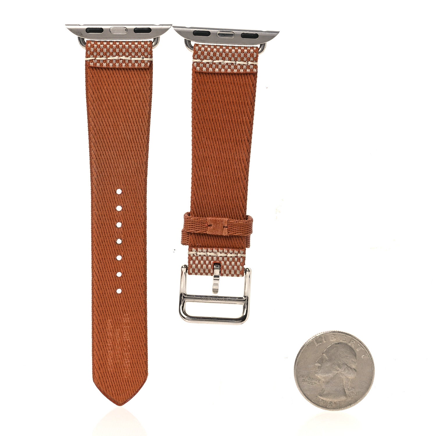 Hermes Toile H Apple Watch Single Tour Band 41mm Gold 2 of 4