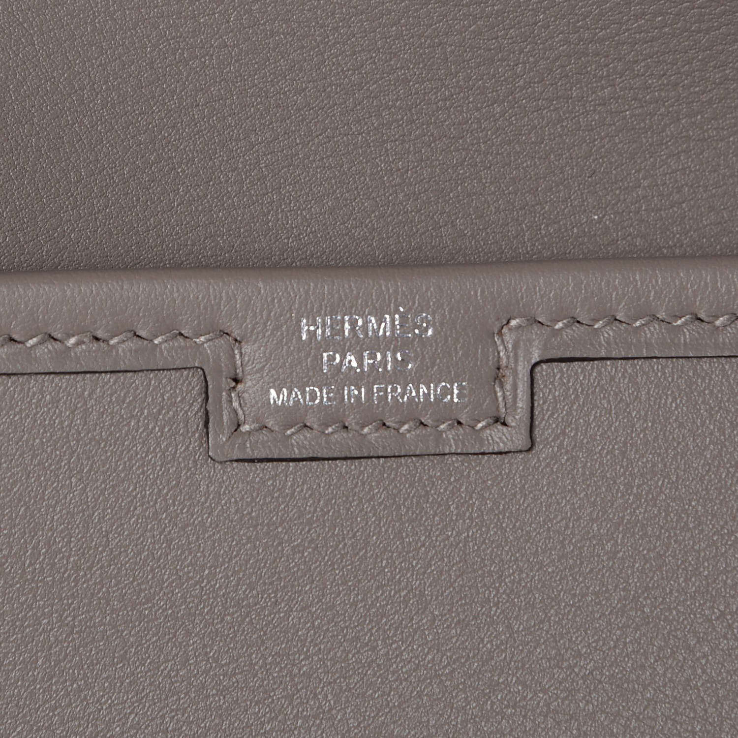 Hermes Swift Jige Duo Clutch Gris Asphalte 7 of 9