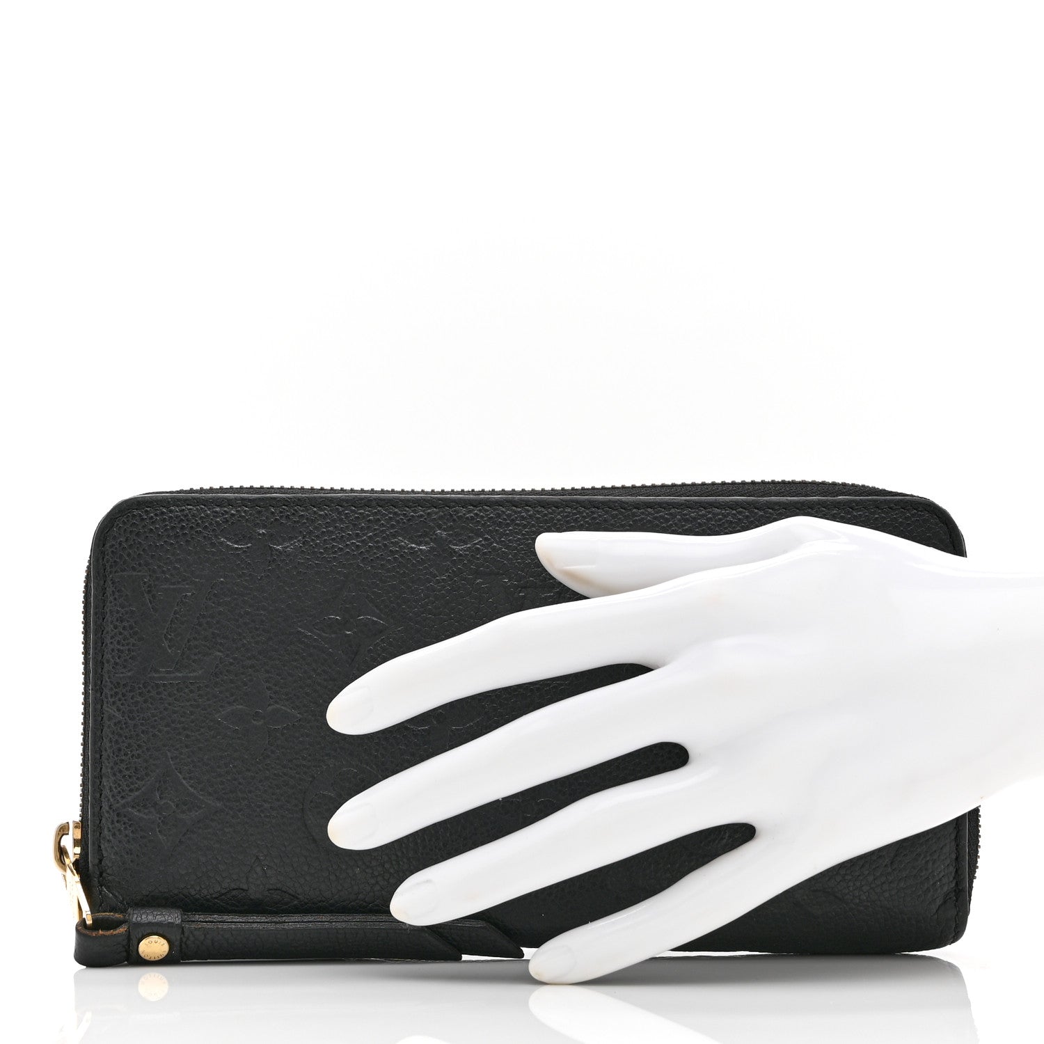 Louis Vuitton Empreinte Zippy Wallet Black 2 of 9