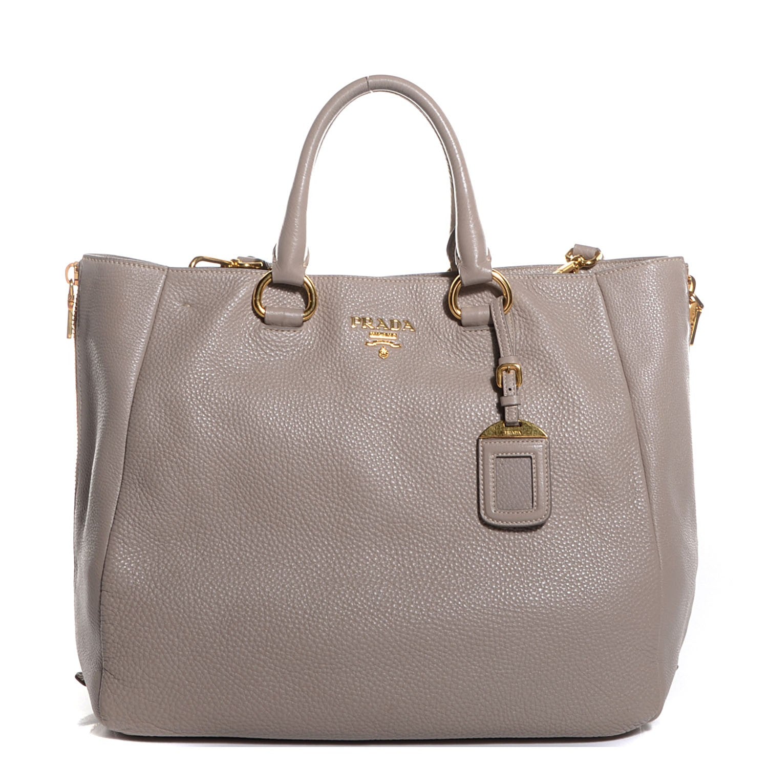 Prada Vitello Daino Tote Pomice 1 of 11