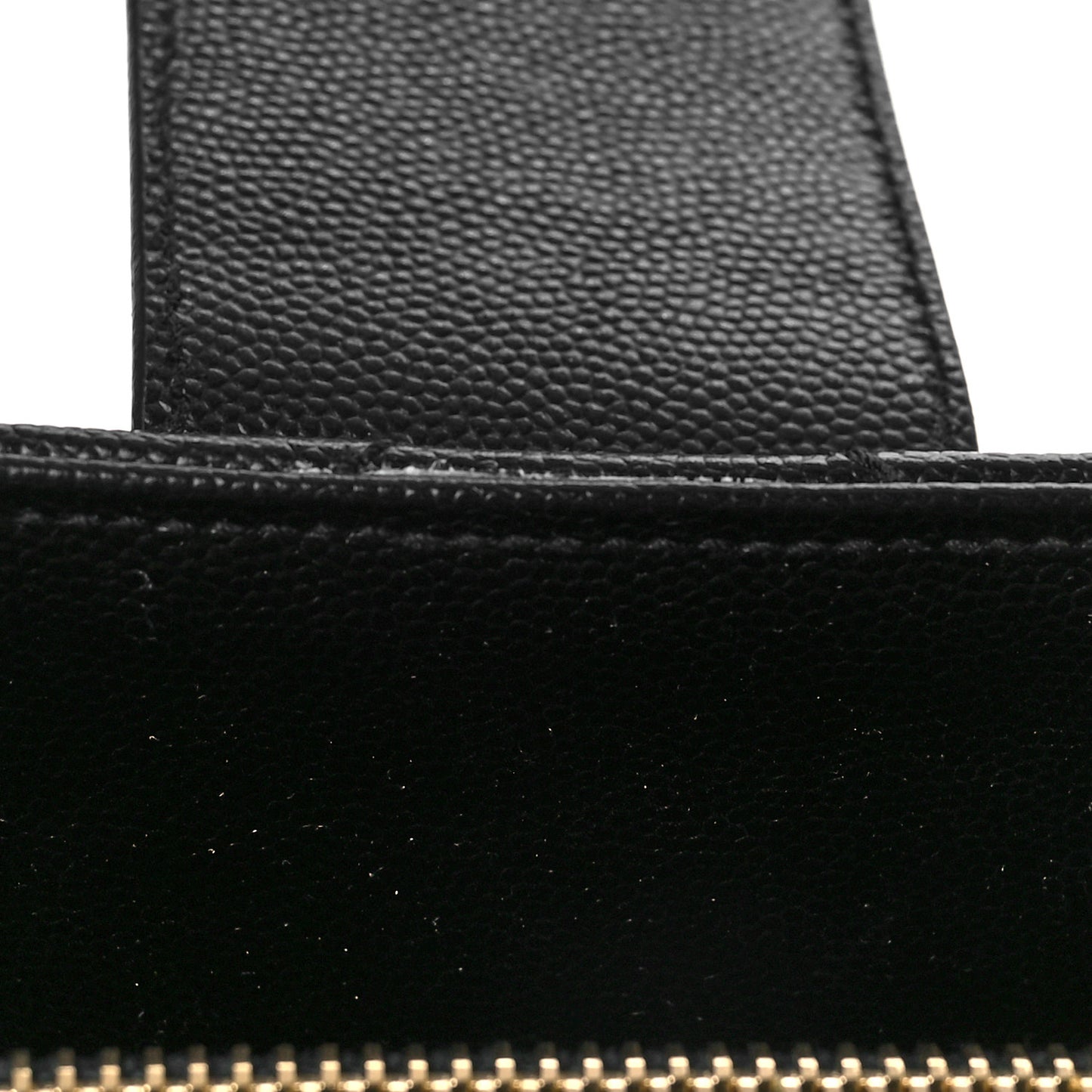 Grain De Poudre Matelasse Chevron Monogram Shopping Bag Black