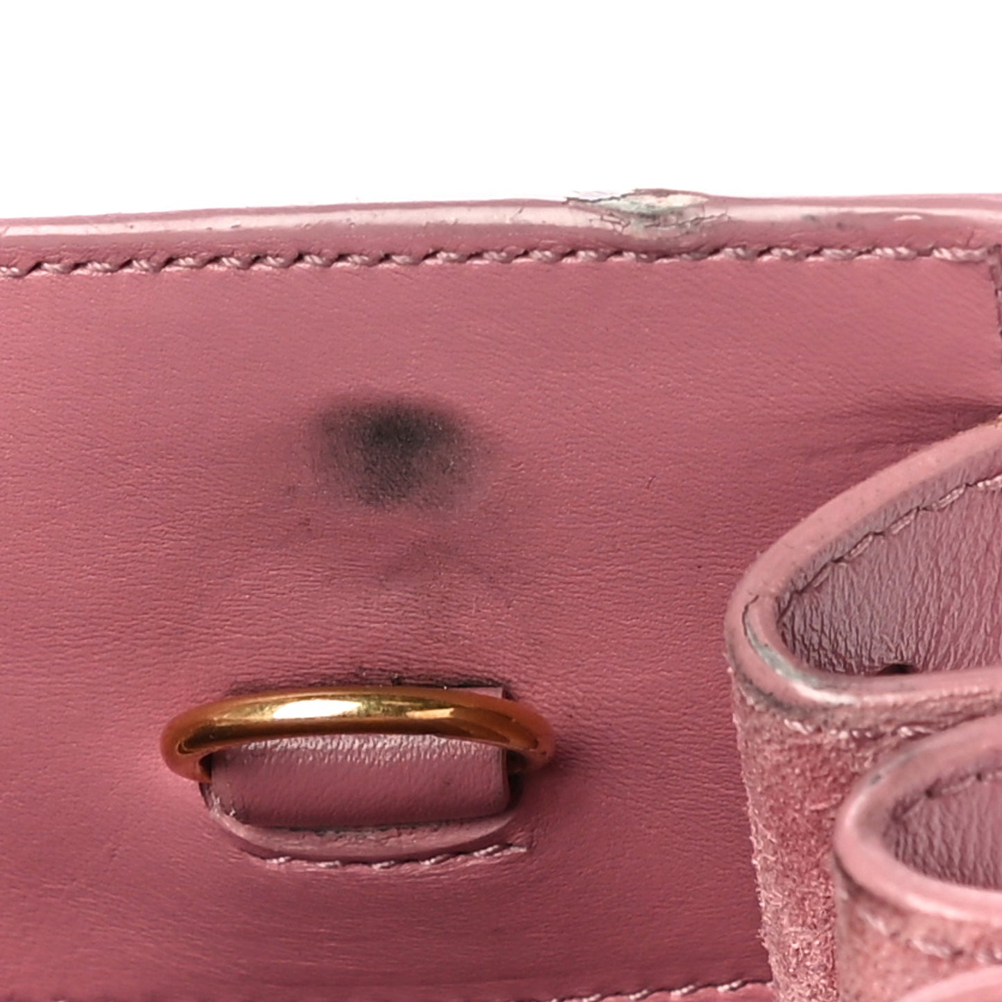 Calfskin Nano Sac De Jour Rose Dark