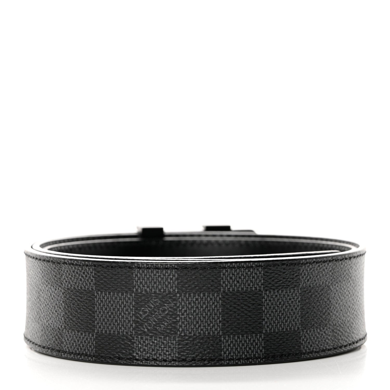 Louis Vuitton Damier Graphite 40mm LV Initiales Belt 90 36 2 of 8