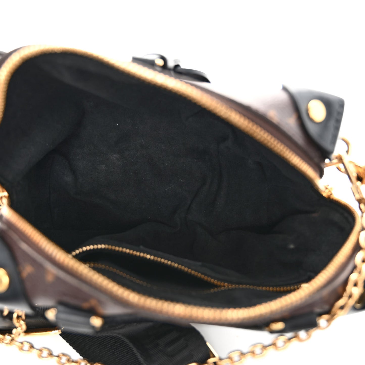 Monogram Petite Malle Souple Black