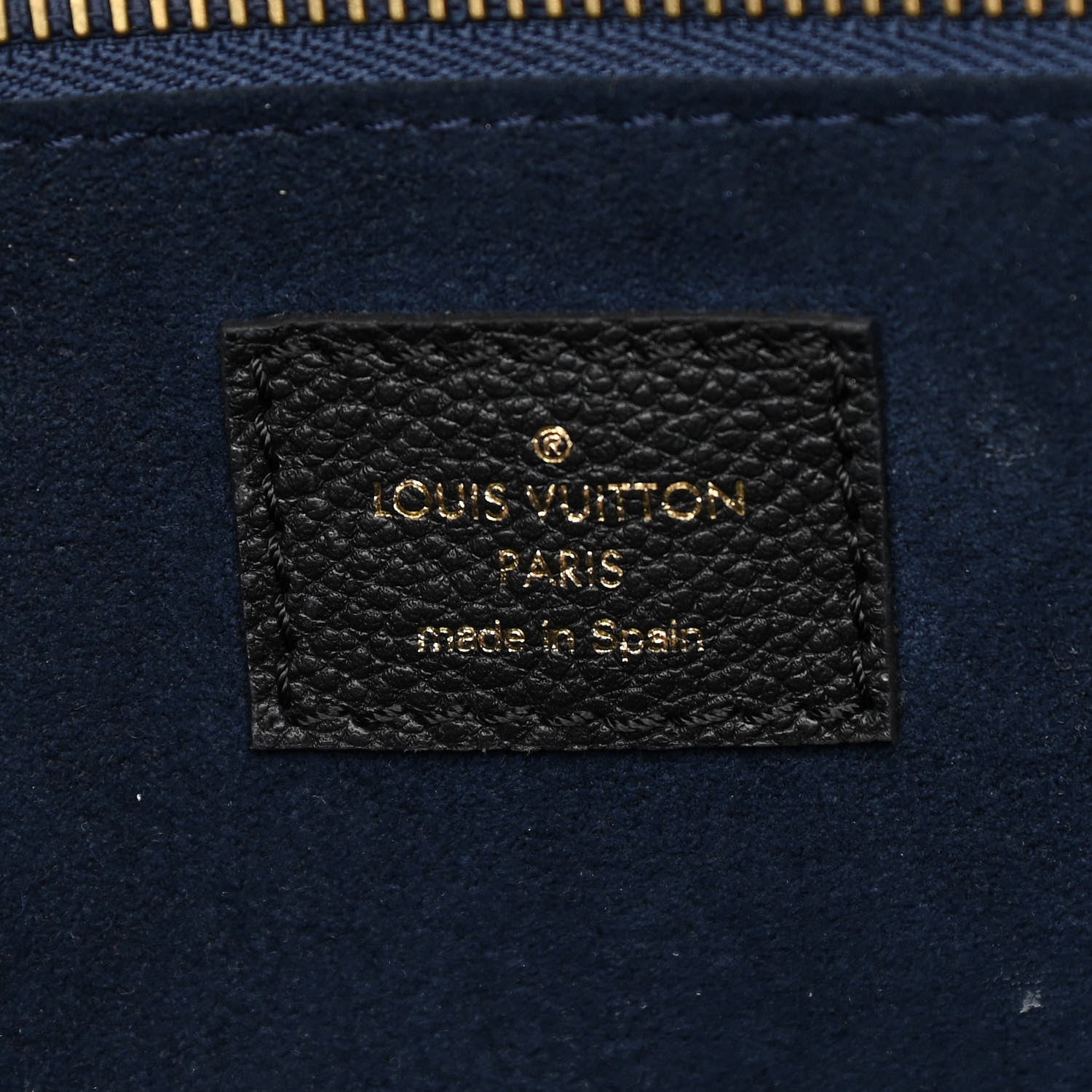 Louis Vuitton Empreinte Monogram Giant Neverfull MM Black 6 of 10