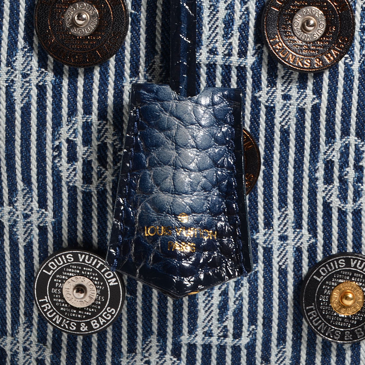 Louis Vuitton Denim Polka Dot Trunks and Bags Bowly 8 of 8