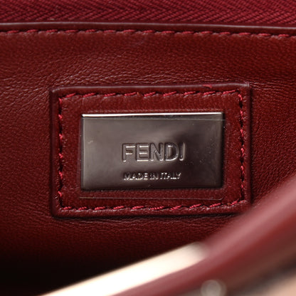 Fendi Shearling Nappa Mini Peekaboo Iconic Satchel Multicolor 6 of 11