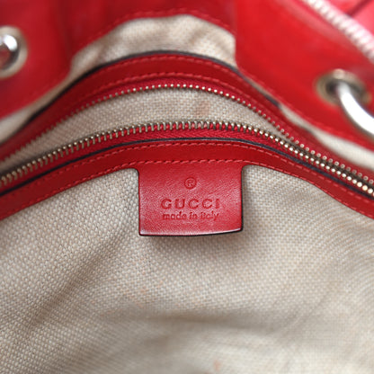 Gucci Monogram Valentine Tote Red 6 of 13