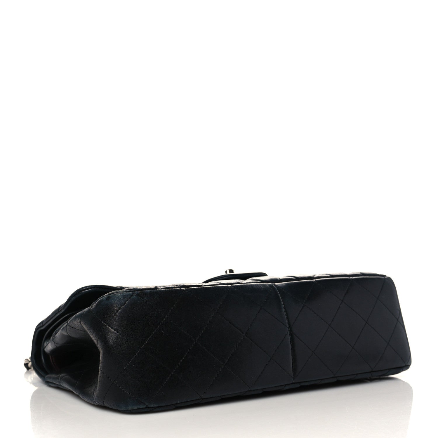 Chanel Lambskin Quilted Jumbo Double Flap Black 4 of 16