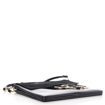 Chloe Suede Calfskin Medium Faye Shoulder Bag Black 4 of 14
