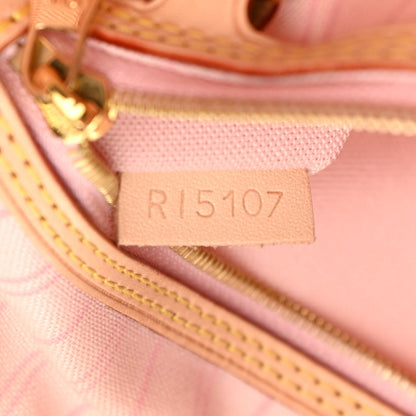 Louis Vuitton Damier Azur Delightful PM Rose Ballerine 7 of 10