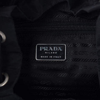 Prada Nylon Vela Medium Backpack Black 6 of 10