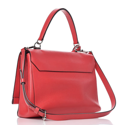 Louis Vuitton Soft Calfskin Lockme II Top Handle Rubis 3 of 10