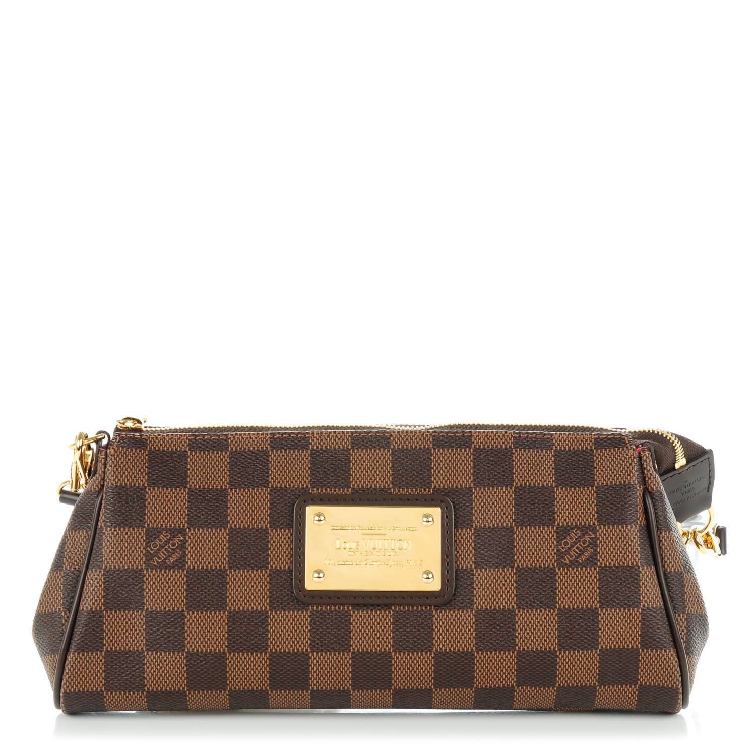 Louis Vuitton Damier Ebene Eva Clutch 1 of 7
