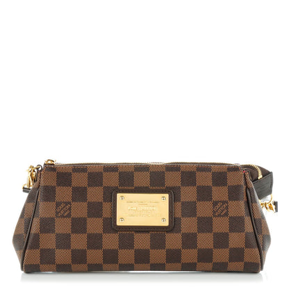 Louis Vuitton Damier Ebene Eva Clutch 1 of 7
