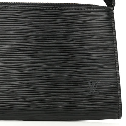 Louis Vuitton Epi Pochette Accessories 24 Black 7 of 9