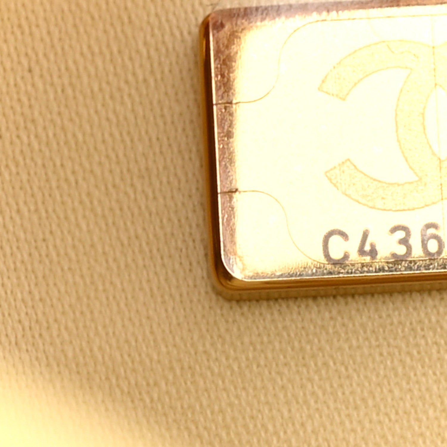 Chanel Caviar Quilted Small Chanel 25 Handbag Light Yellow 7 of 10