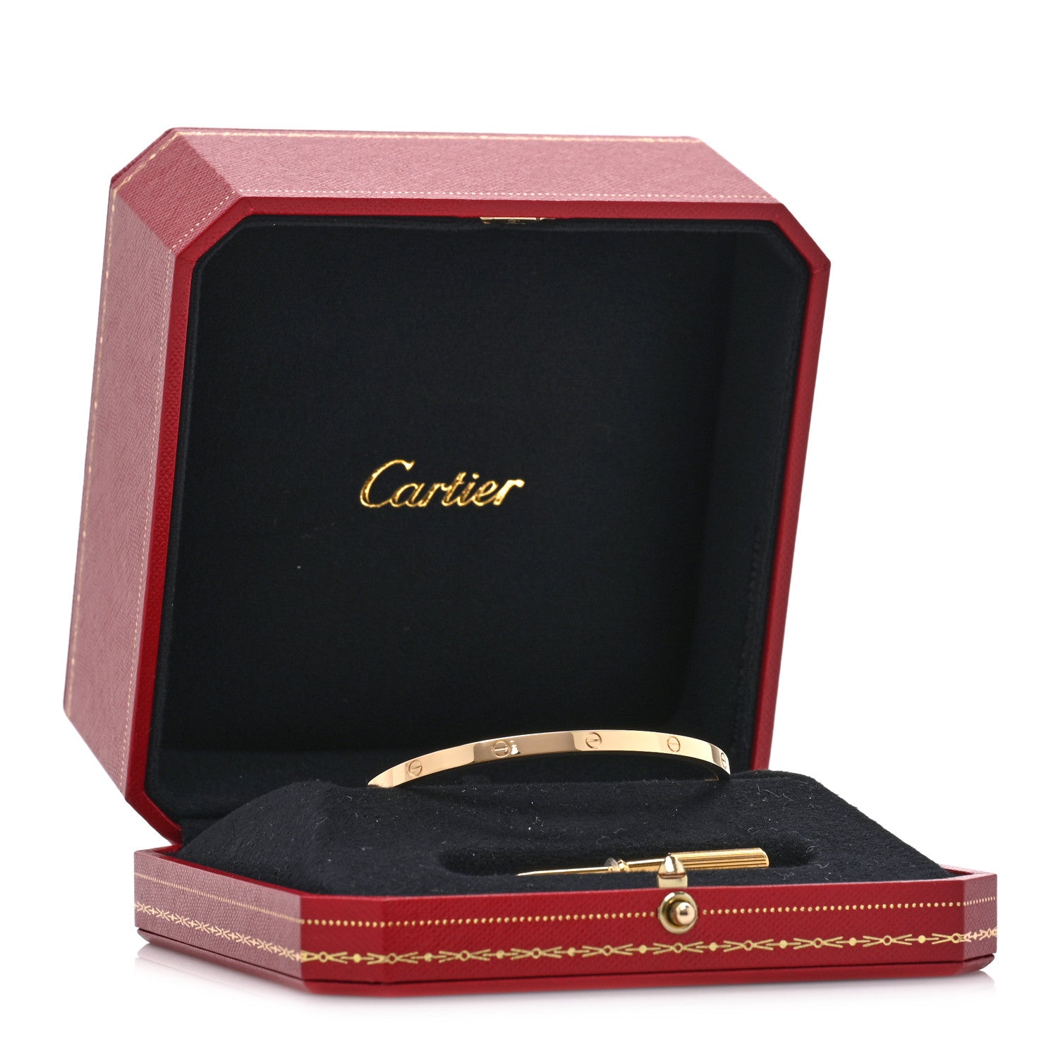 Cartier 18K Yellow Gold Small LOVE Bracelet 18 8 of 8