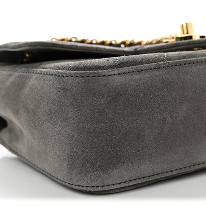Chanel Suede Calfskin Mini Souplissimo Flap Dark Grey 8 of 10