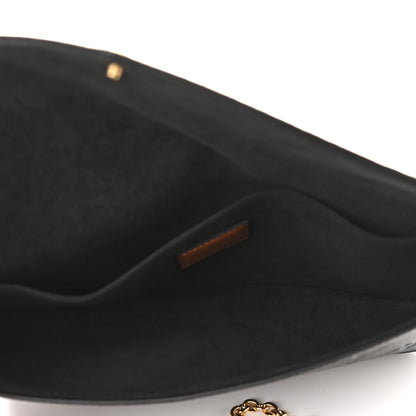 Louis Vuitton Empreinte Monogram Giant Wild At Heart Felicie Pochette Black 6 of 9