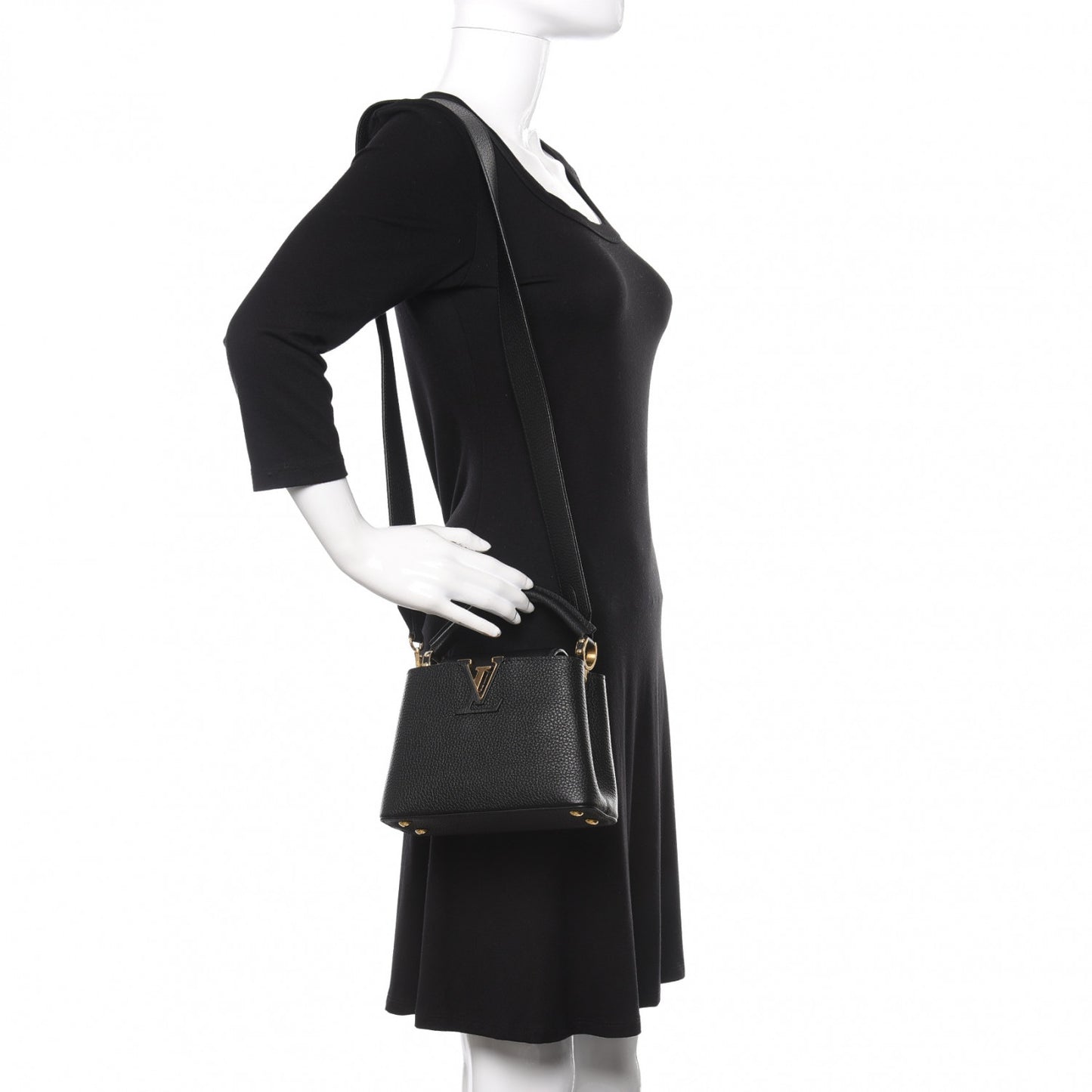 Taurillon Mini Capucines Black