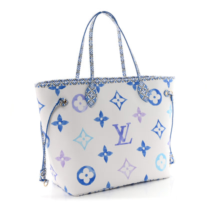 Louis Vuitton Monogram Giant By The Pool 2.0 Neverfull MM Blue 4 of 10