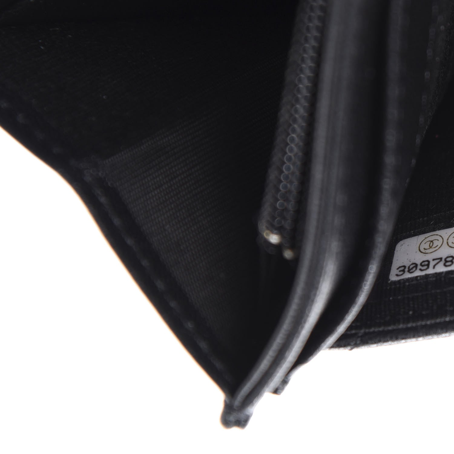 Chanel Shiny Lambskin Ribbon Quilted Clutch With Chain Black 10 of 12