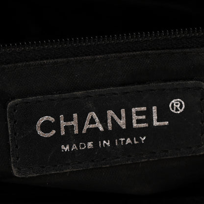 Chanel Patent Pony Hair Small Pocket Tote Black 6 of 16