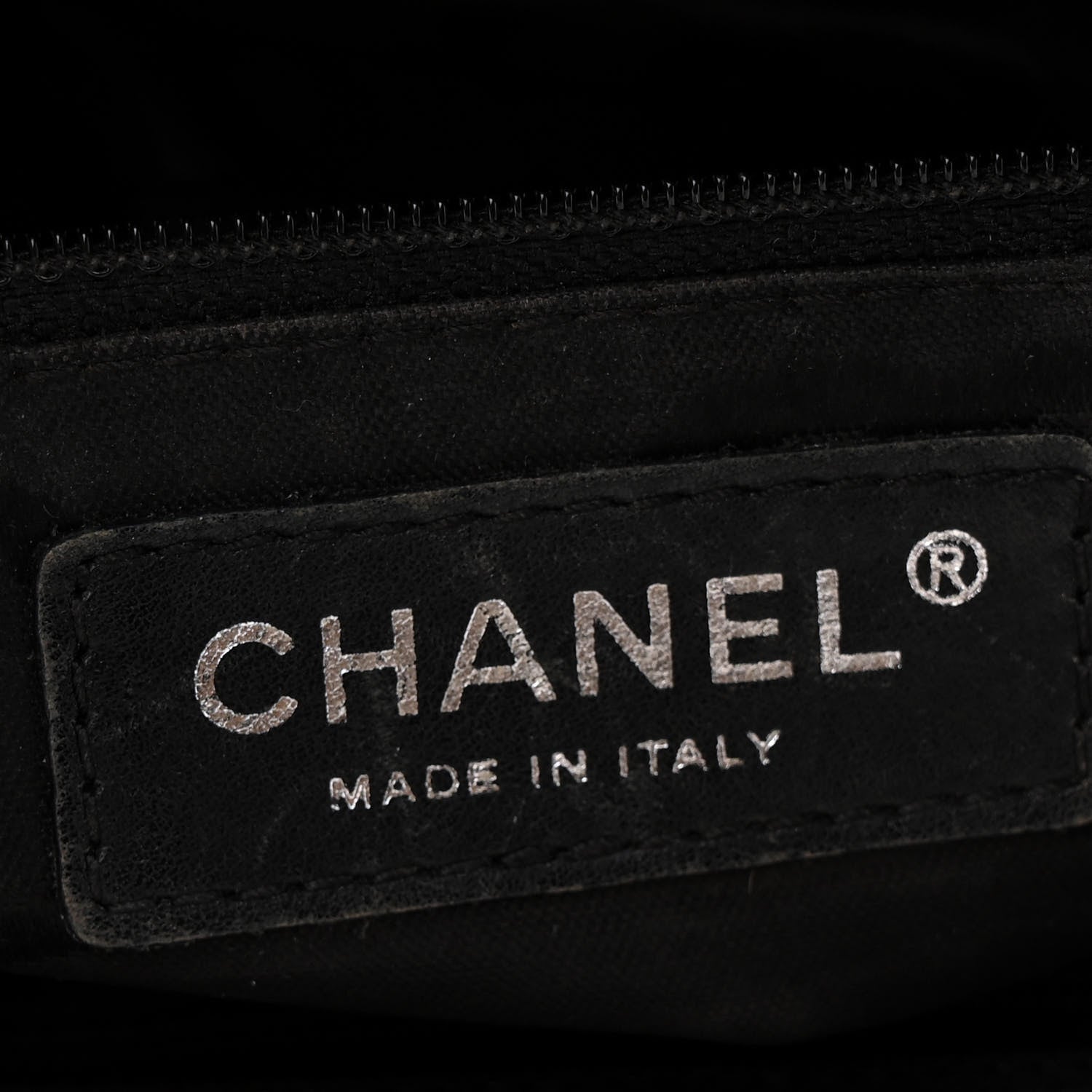 Chanel Patent Pony Hair Small Pocket Tote Black 6 of 16
