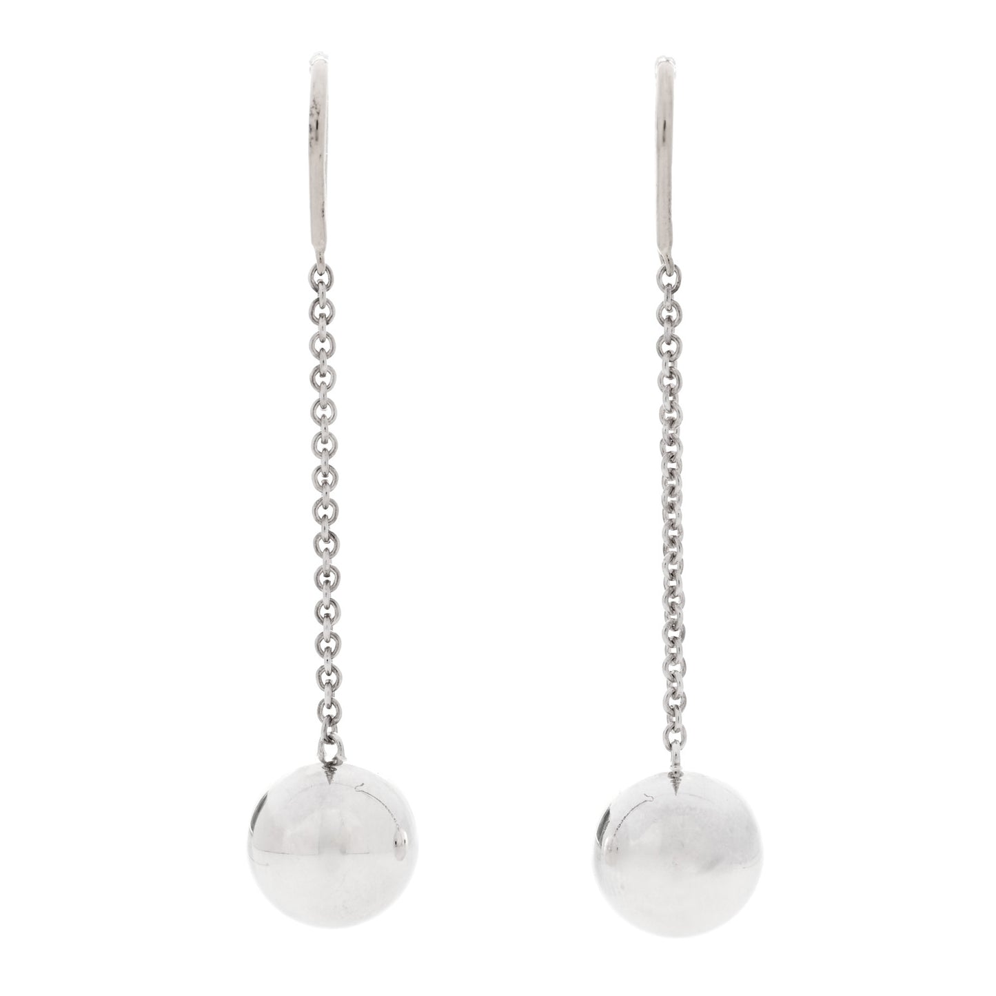 Sterling Silver 10mm HardWear Ball Drop Earrings