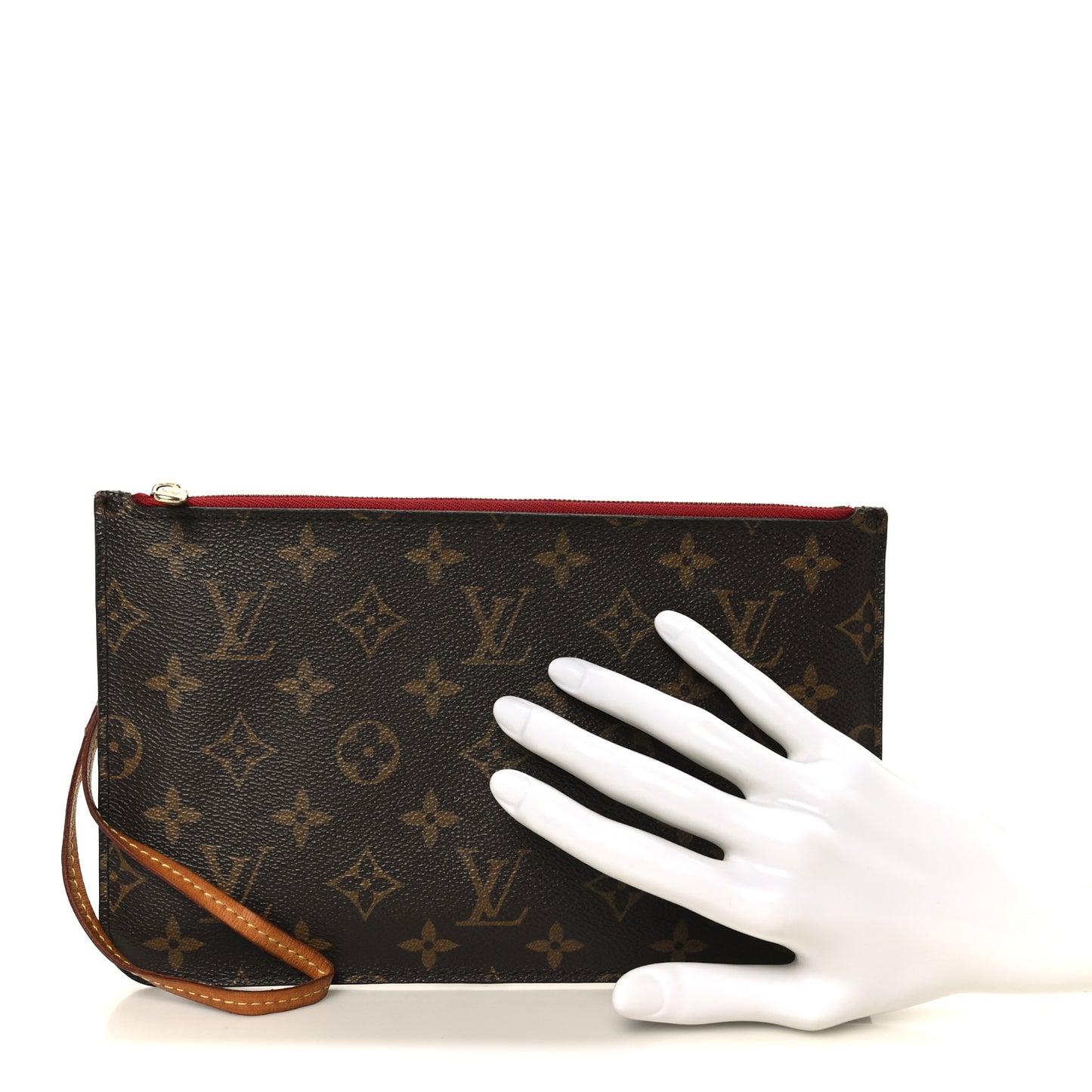 Monogram Neverfull MM GM Pochette Cherry
