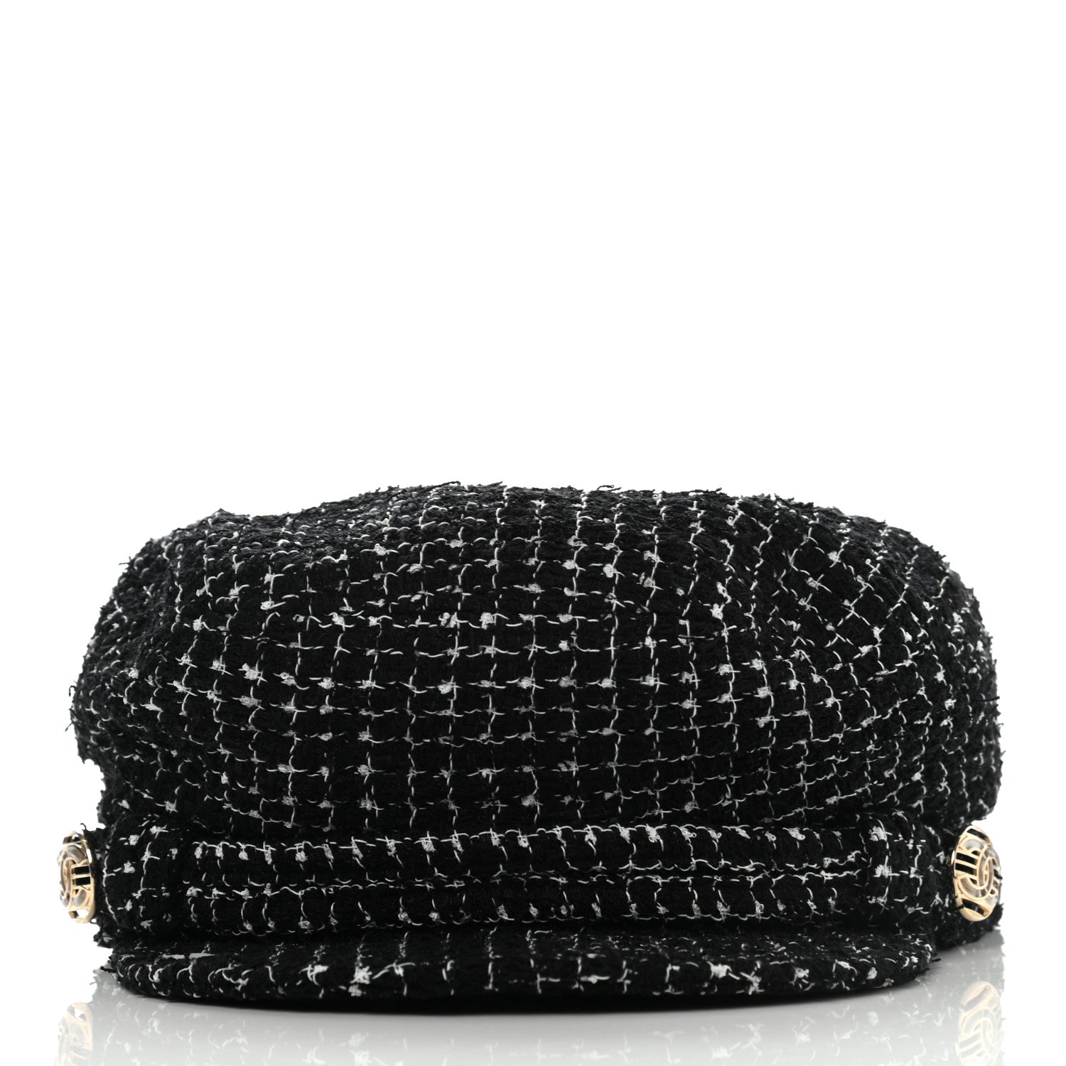 Chanel Tweed Fantasy Cap L Black 3 of 9