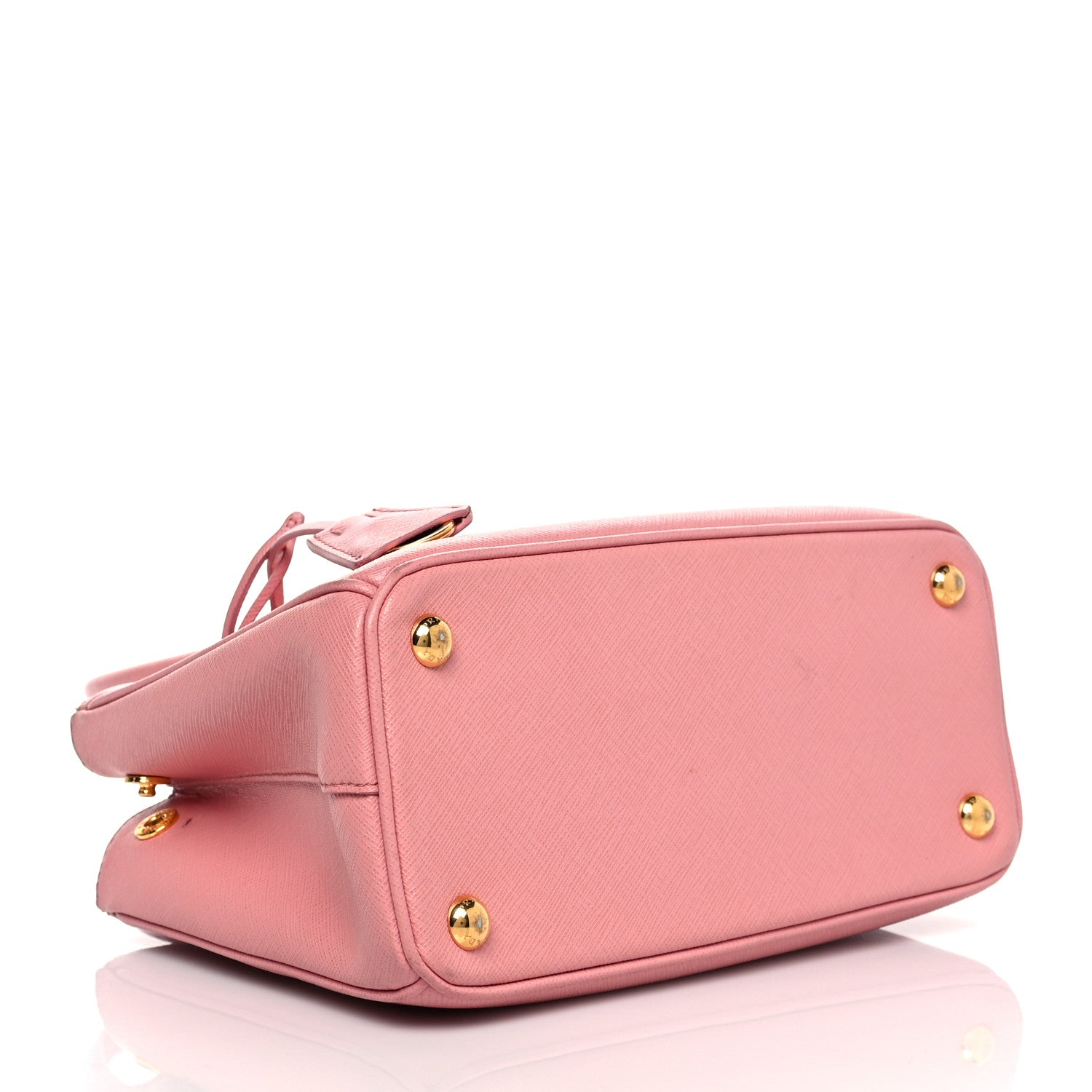 Prada Saffiano Mini Galleria Double Zip Tote Petalo 3 of 19