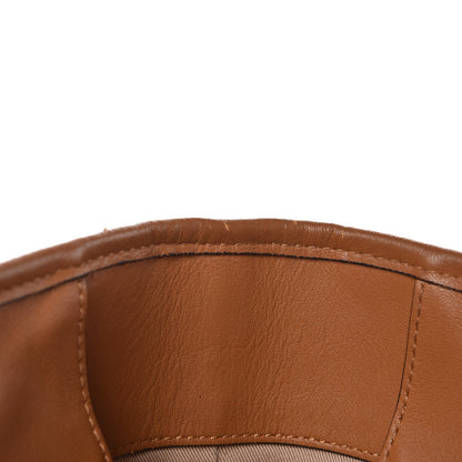 MCM Visetos Medium Anya Essential Victory Patch Shopper Tote Cognac 10 of 19
