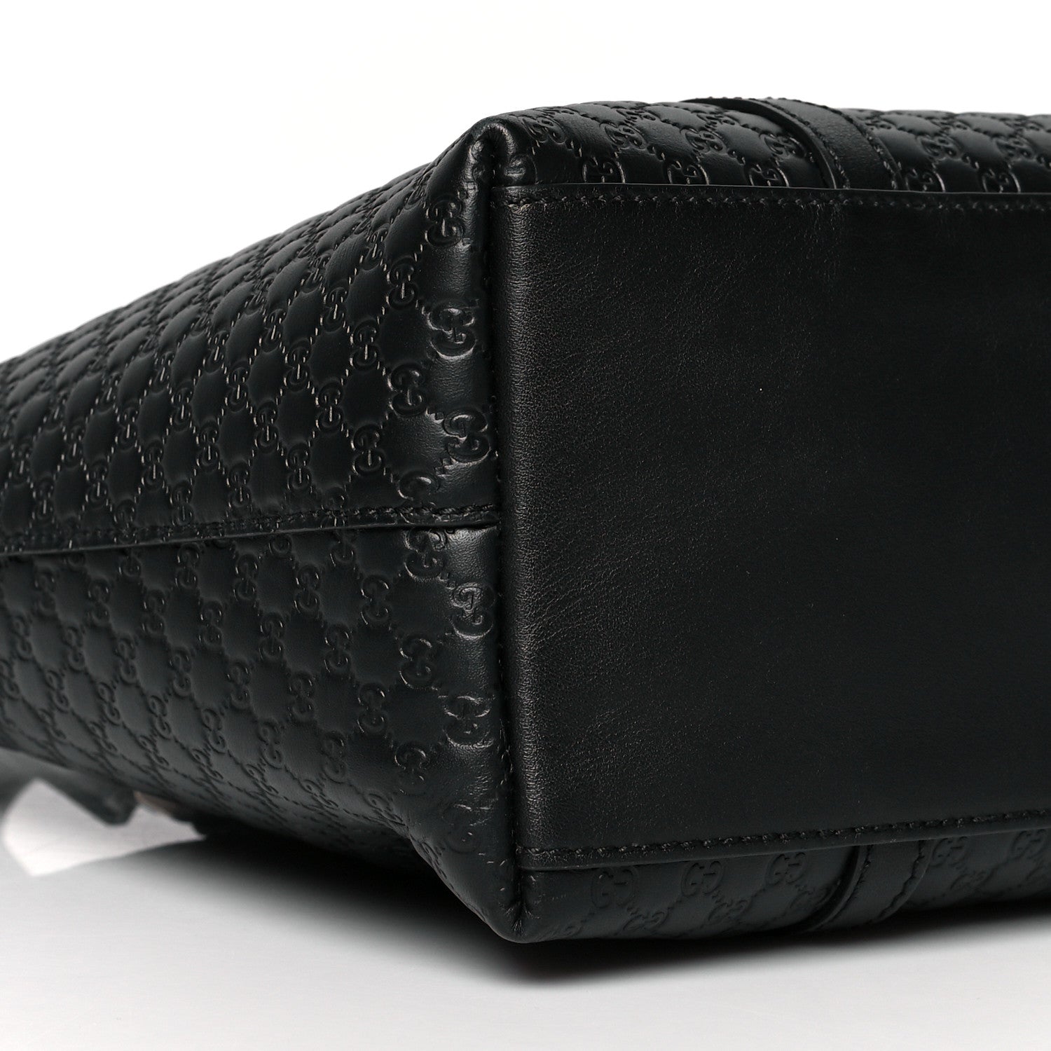 Gucci Soft Microguccissima Small Zippered Satchel Black 9 of 10