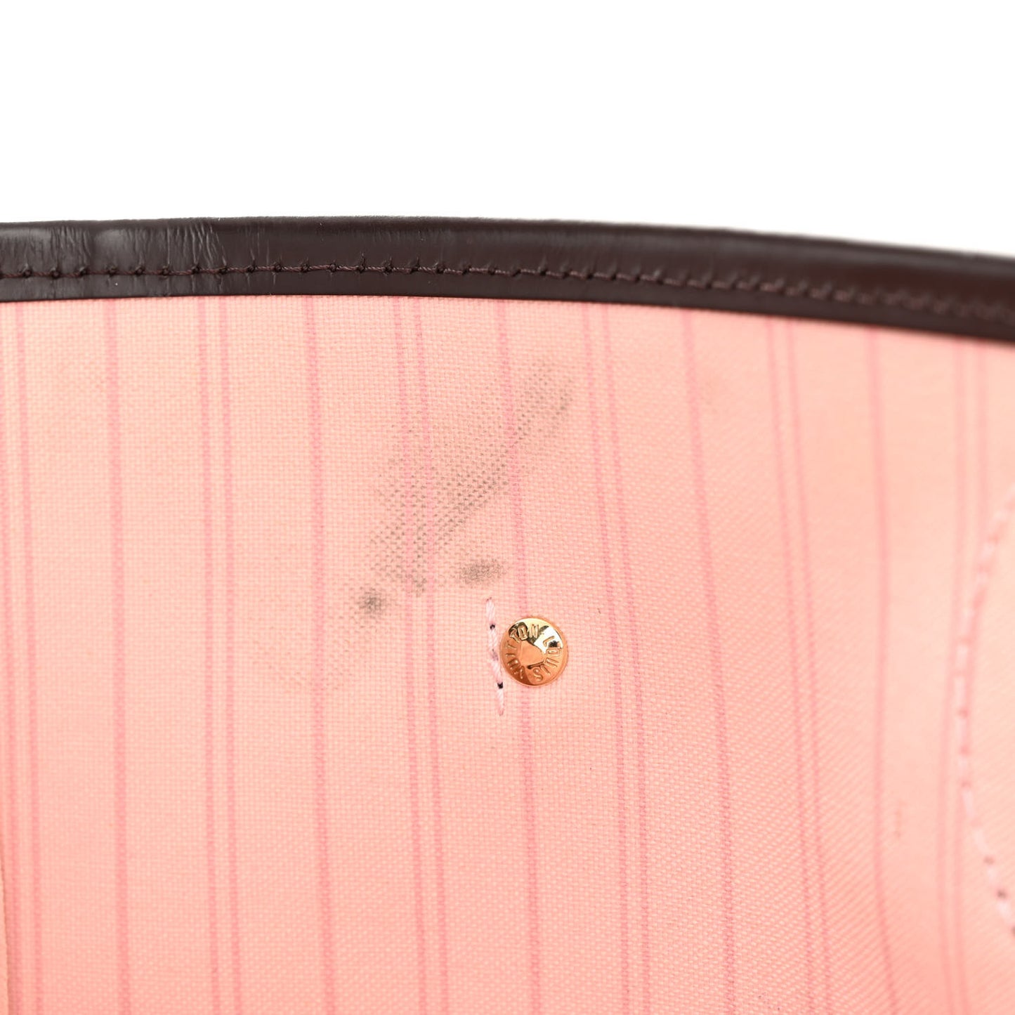 Damier Ebene Neo Neverfull MM Rose Ballerine