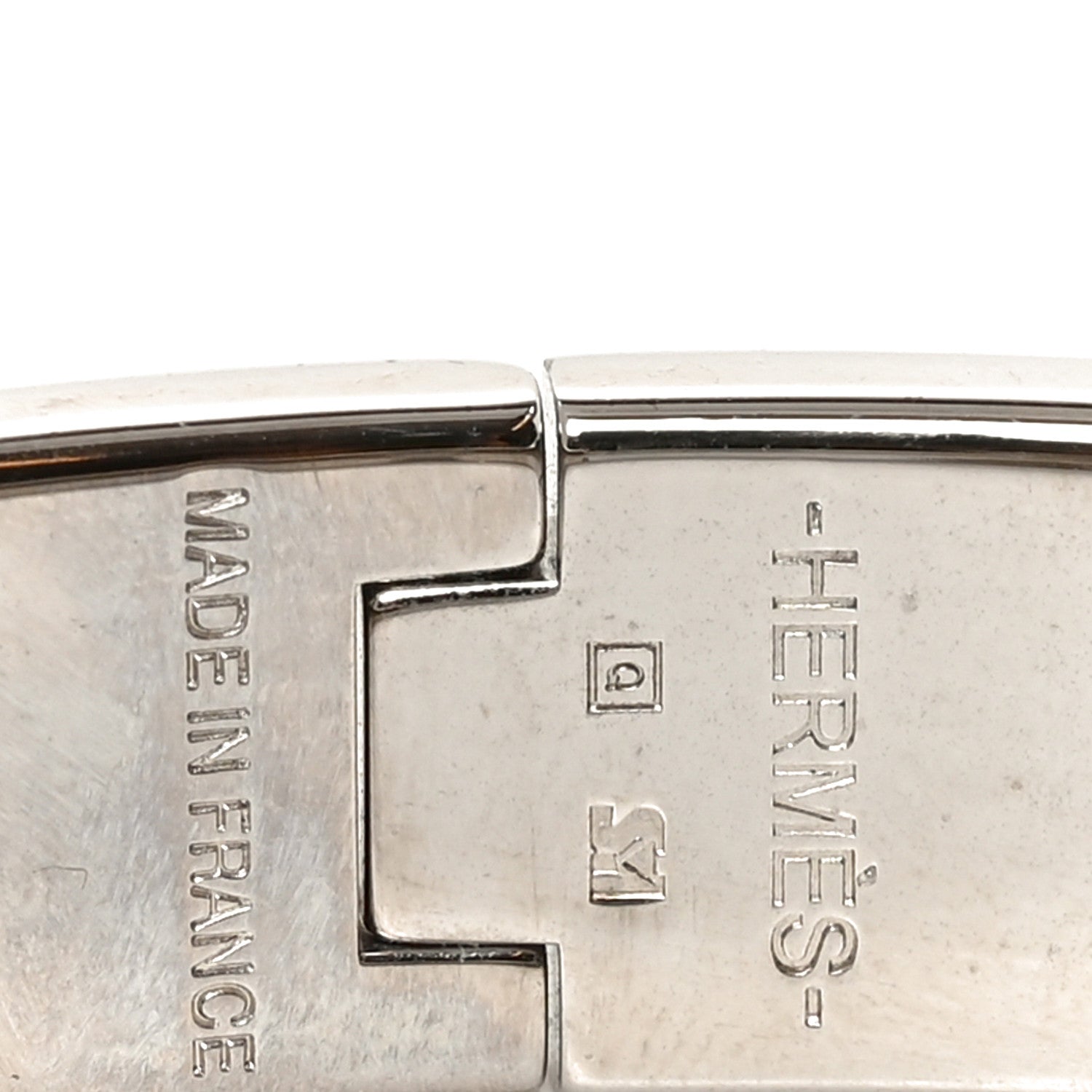 Hermes Enamel Narrow Clic Clac H Bracelet PM Orange 4 of 4