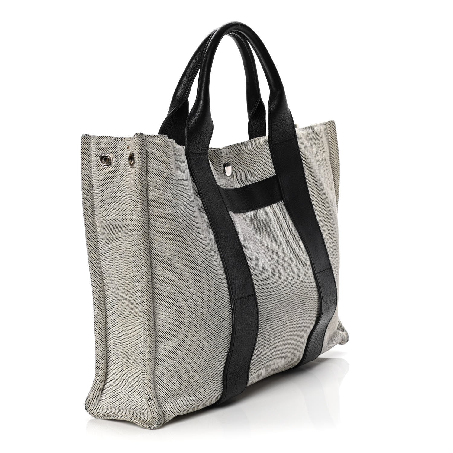 Hermes Buffle Skipper Toile Tote Black 2 of 8